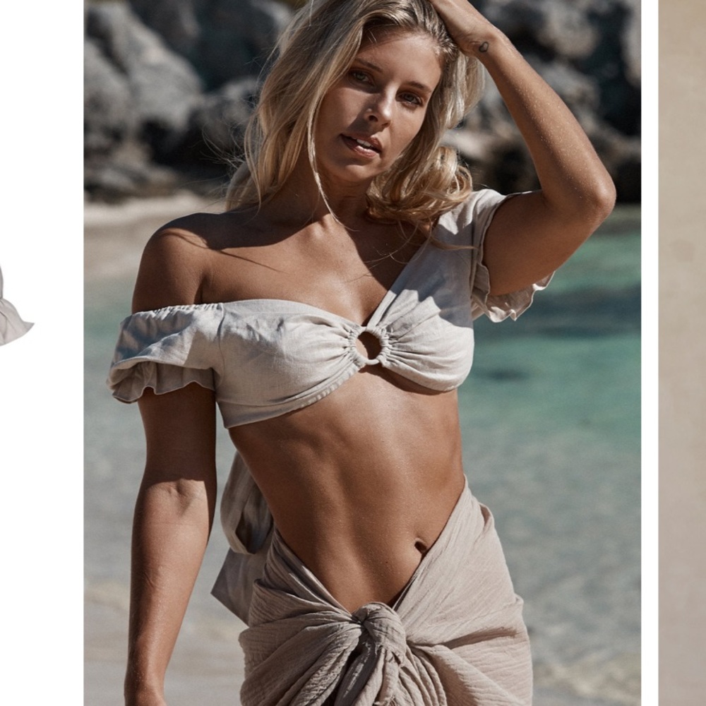 NWT Monday Swimwear Acapulco Top - Oat